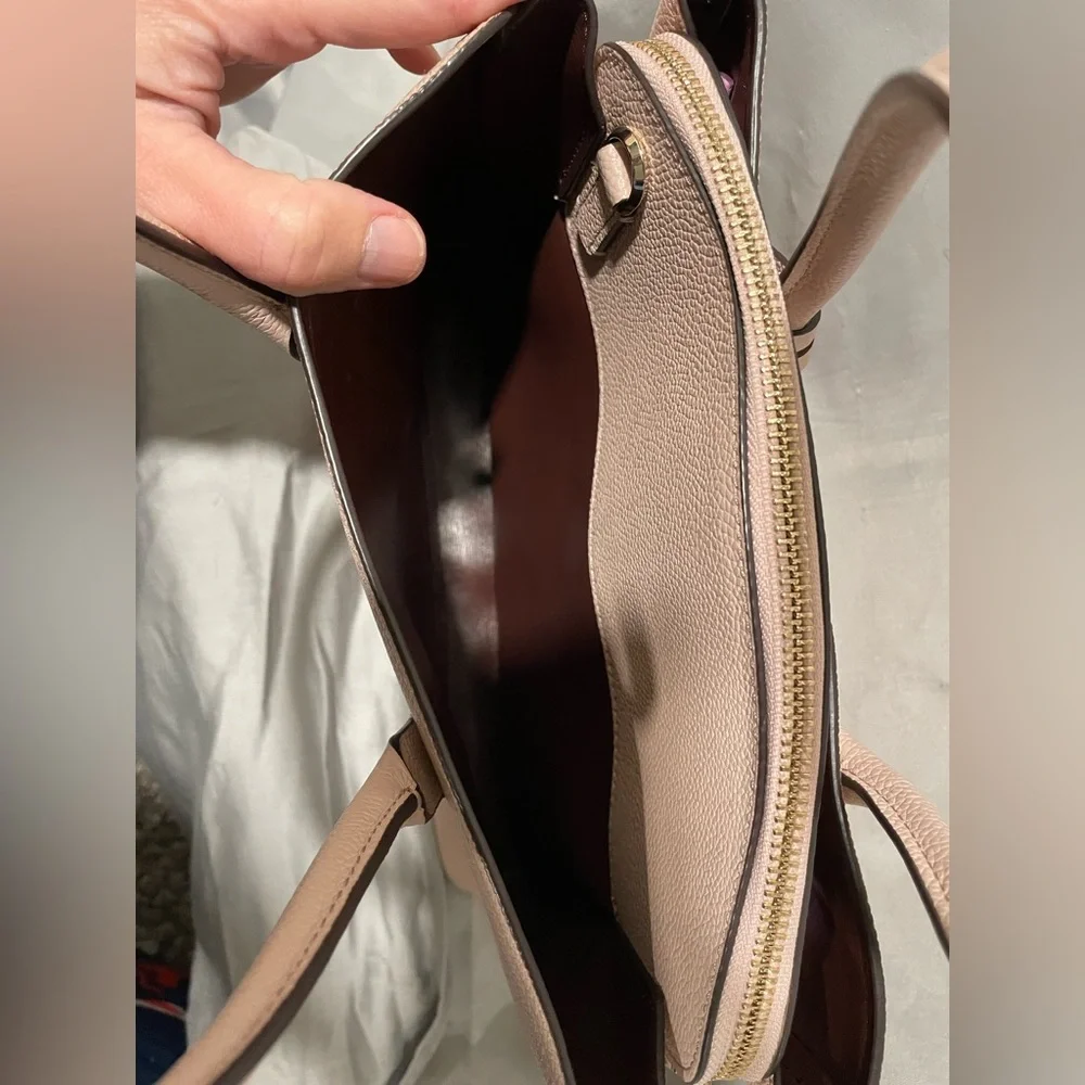 Kate Spade Pink Satchel with Gold Accents - Picture 9 of 16